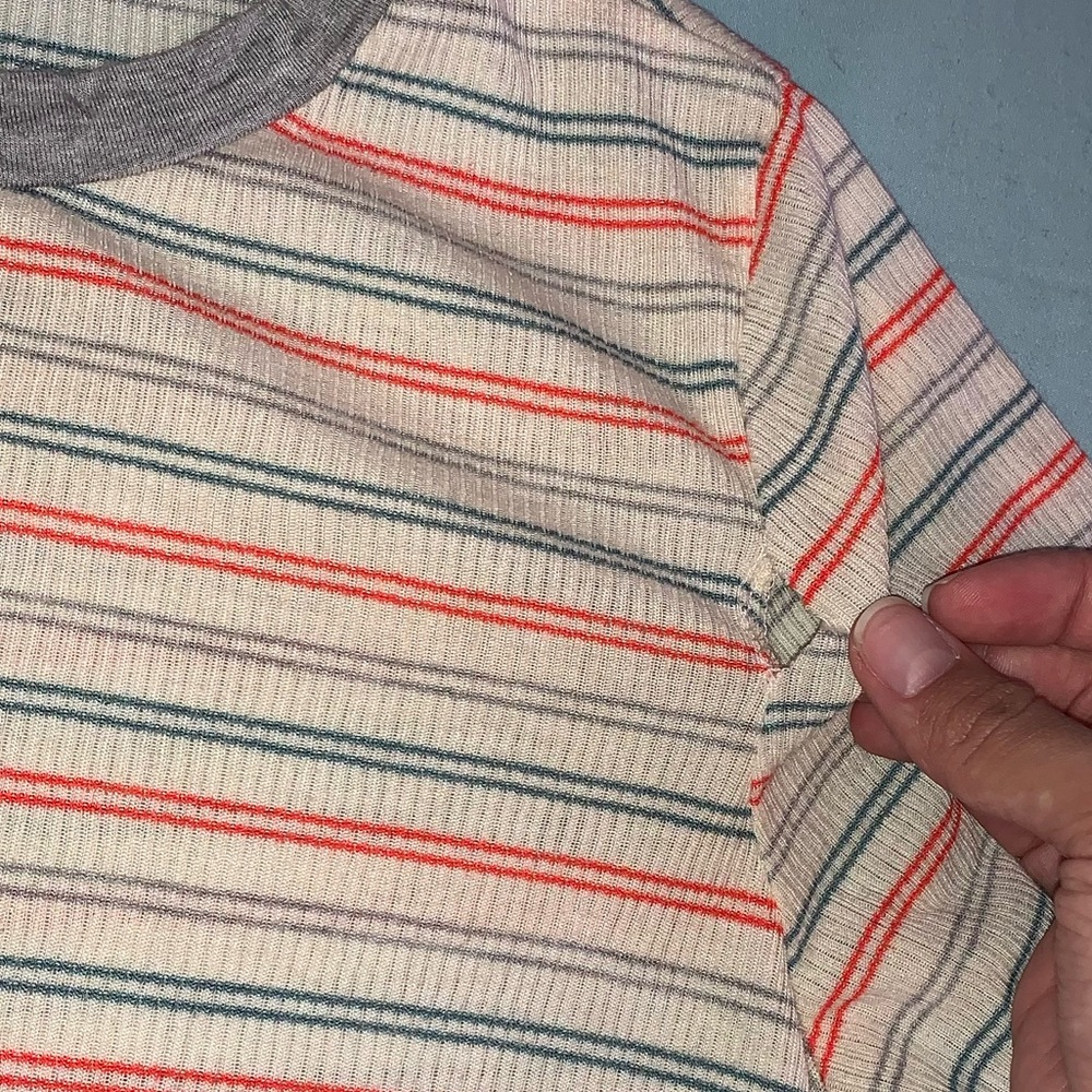 Multi-colored stripped t-shirt